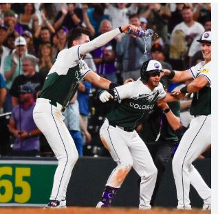 Breaking: With An RBI Single In The Tenth Inning, Jake Cave Helps The Colorado Rockies Defeat The Milwaukee Brewers 8–7.