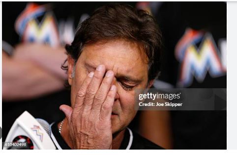 Sad: Marlins Key Player  Faces A Heavy Burden As Another Series Passes By.