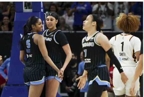 Good News:  Chicago Sky Celebrate As Their Top Veteran Key Player Named WNBA Rookie Of The Month